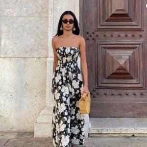 Posse Abby Strapless Maxi Dress XS 2 (Petite)